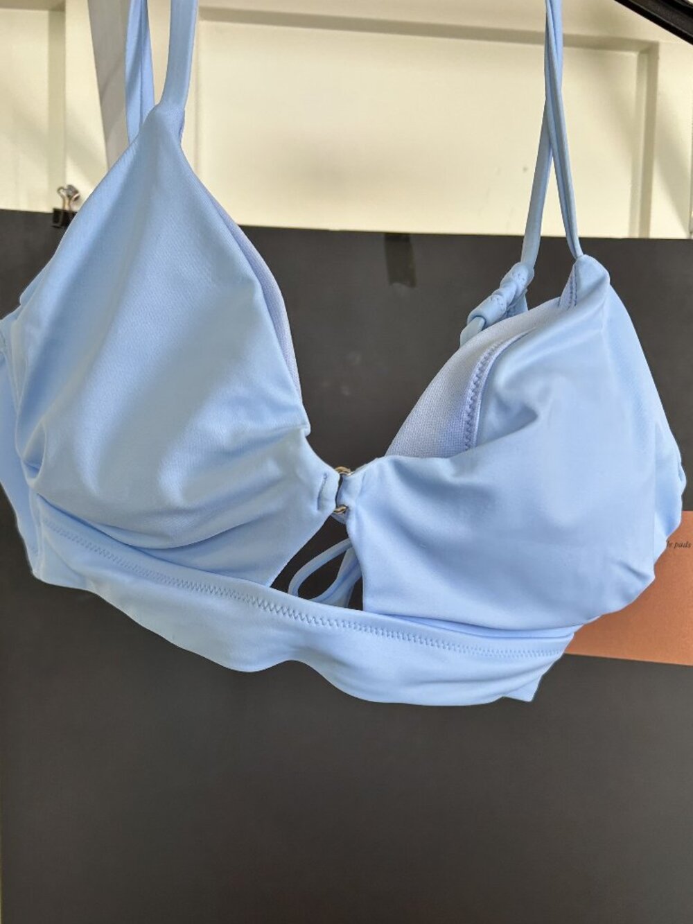 Shade and Shore Blue Bikini Top